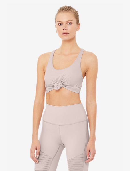 alo yoga knot tank bra