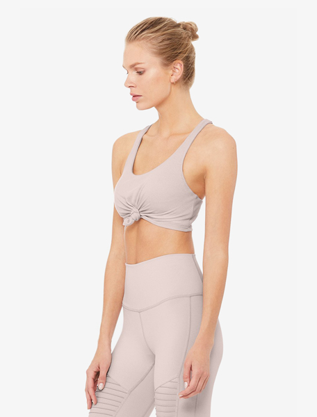 alo yoga knot tank bra