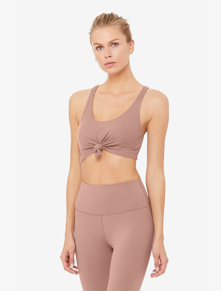 alo knot tank bra