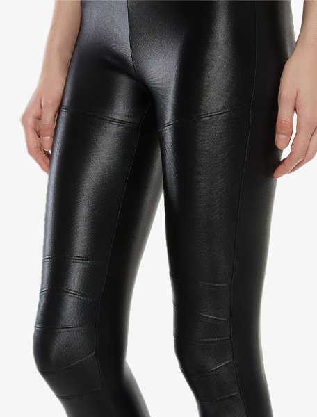Buy Koral Activewear Women's Moto Legging, Sandstone/Black, Small at